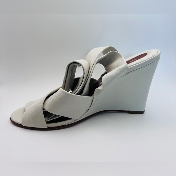 Tory Burch wedge white 9.5 - Picture 4 of 9